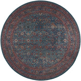 Dalyn Jericho JC7 Navy Rug round rug