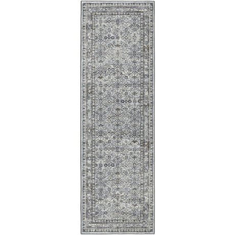 Dalyn Jericho JC7 Pewter Rug runner rug