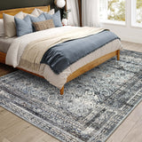 Dalyn Jericho JC7 Pewter Rug shown in a room