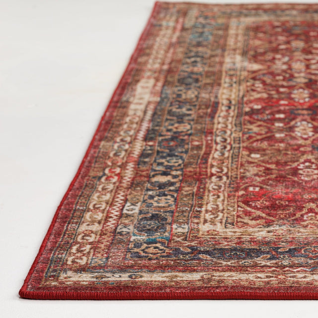 Dalyn Jericho JC7 Scarlett Rug finished edge detail