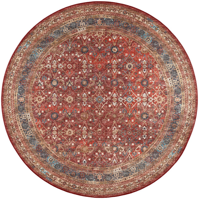 Dalyn Jericho JC7 Scarlett Rug round rug
