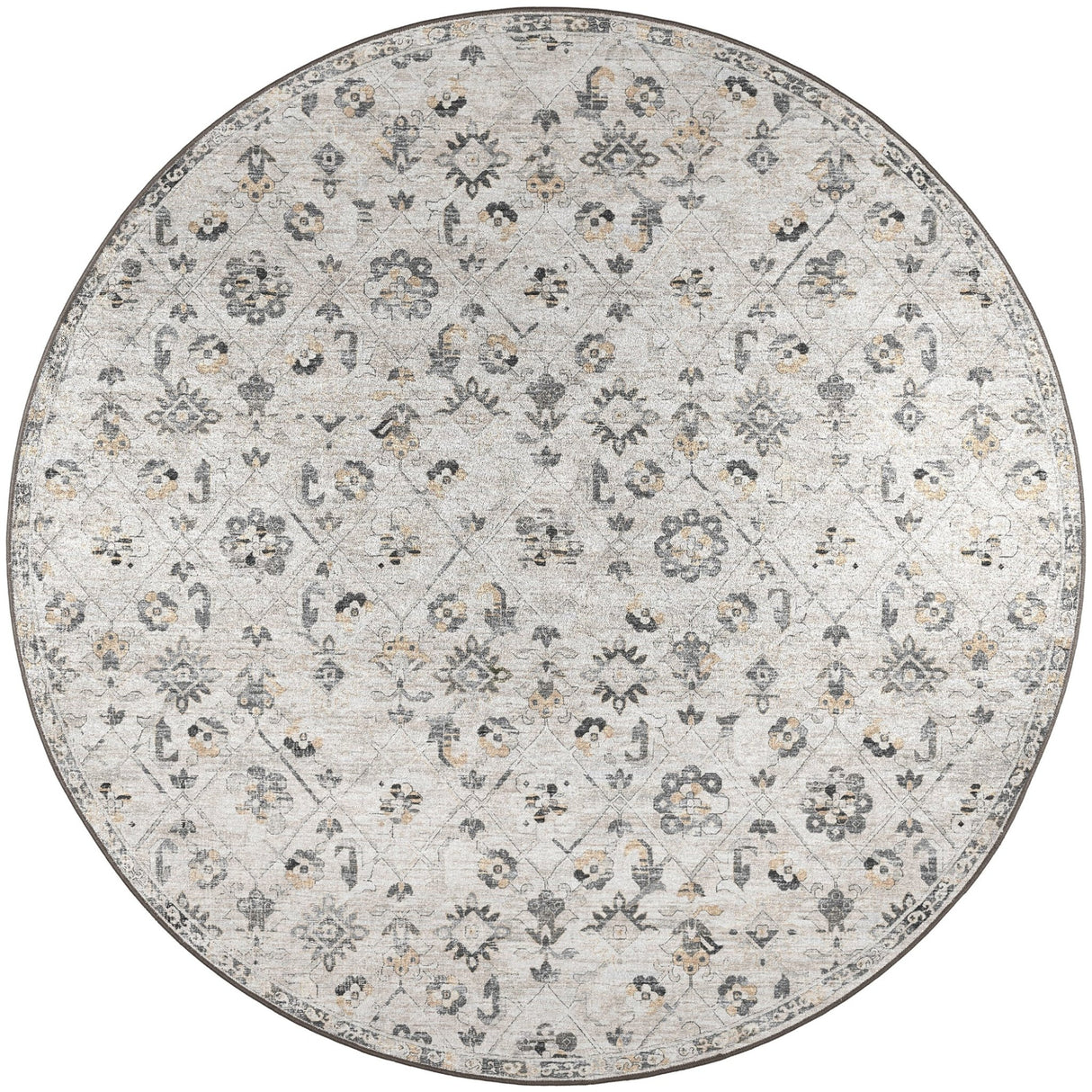 Dalyn Jericho JC8 Mink Rug round rug