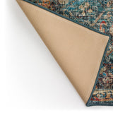 Dalyn Jericho JC8 Navy Rug backing detail