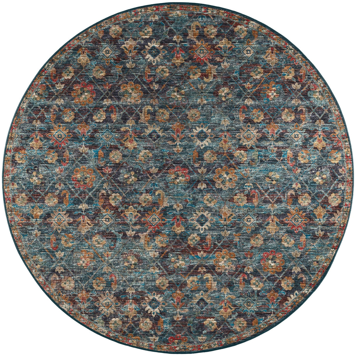 Dalyn Jericho JC8 Navy Rug round rug