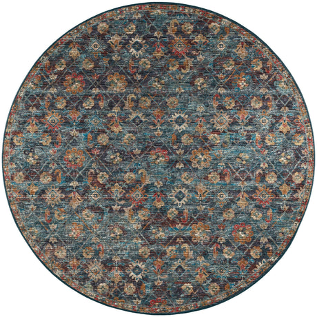 Dalyn Jericho JC8 Navy Rug round rug