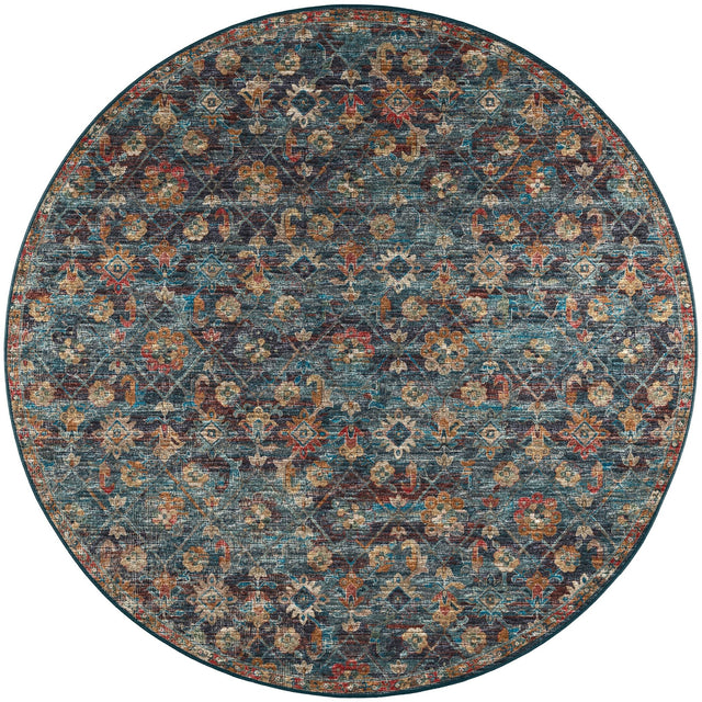 Dalyn Jericho JC8 Navy Rug round rug