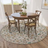 Dalyn Jericho JC8 Parchment Rug shown in a room