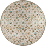 Dalyn Jericho JC8 Parchment Rug round rug