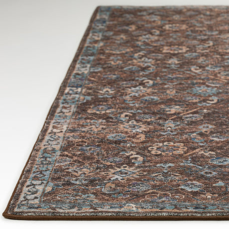 Dalyn Jericho JC8 Sable Rug finished edge detail