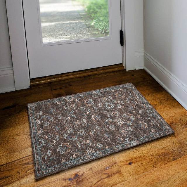 Dalyn Jericho JC8 Sable Rug shown in a room
