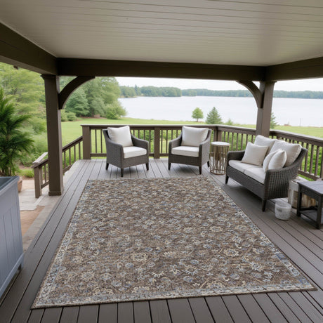 Dalyn Jericho JC8 Sable Rug outdoor lifestyle image