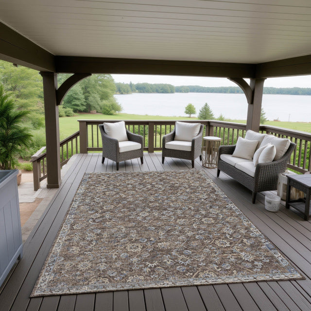 Dalyn Jericho JC8 Sable Rug outdoor lifestyle image