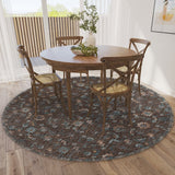 Dalyn Jericho JC8 Sable Rug shown in a room