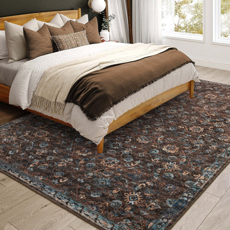 Dalyn Jericho JC8 Sable Rug shown in a room