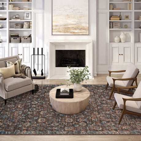 Dalyn Jericho JC8 Sable Rug shown in a room
