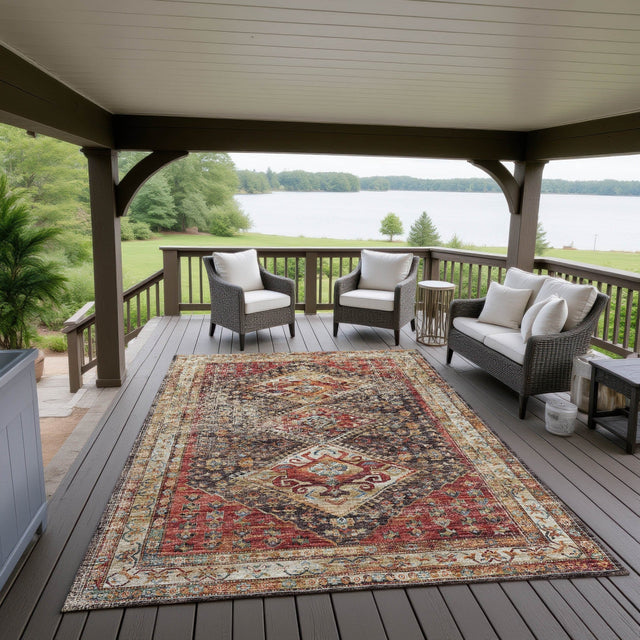 Dalyn Jericho JC9 Canyon Rug outdoor lifestyle image