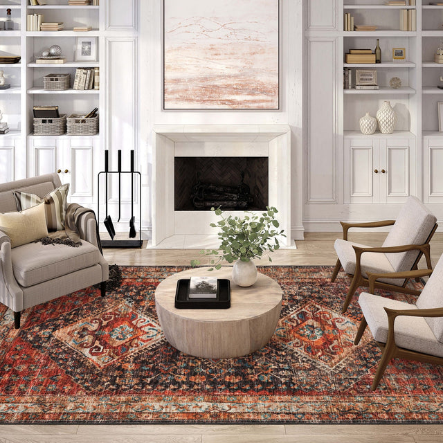 Dalyn Jericho JC9 Canyon Rug shown in a room