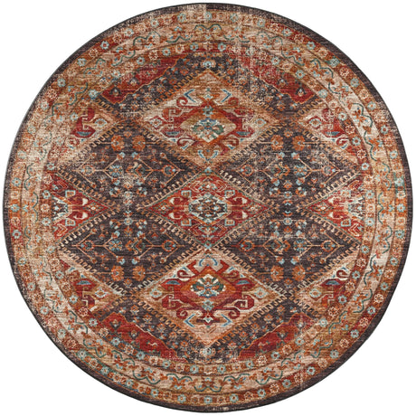 Dalyn Jericho JC9 Canyon Rug round rug