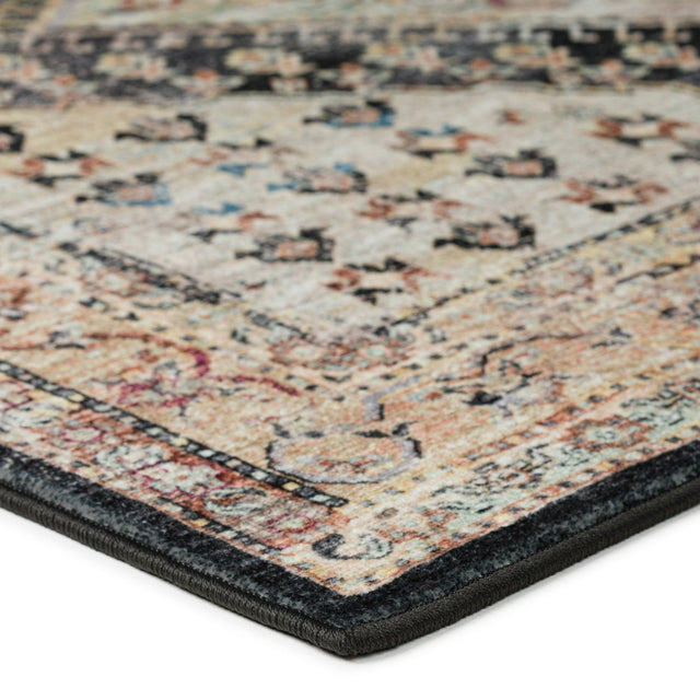 Dalyn Jericho JC9 Midnight Rug corner detail