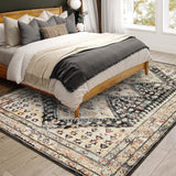 Dalyn Jericho JC9 Midnight Rug shown in a room