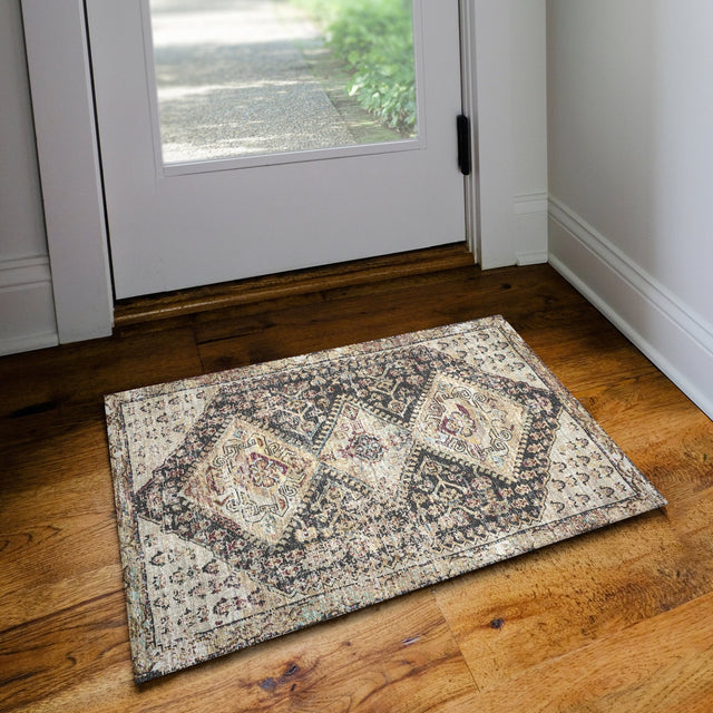 Dalyn Jericho JC9 Midnight Rug shown in a room