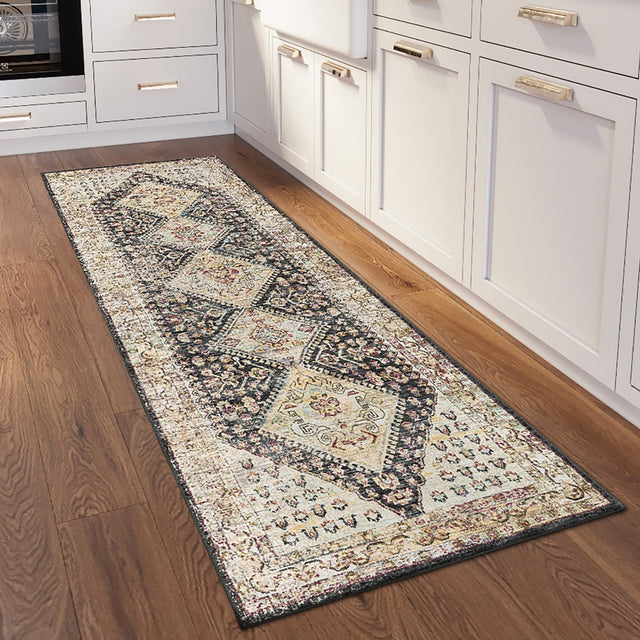 Dalyn Jericho JC9 Midnight Rug shown in a room