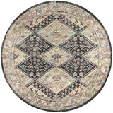 Dalyn Jericho JC9 Midnight Rug round rug