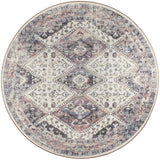 Dalyn Jericho JC9 Pearl Rug round rug