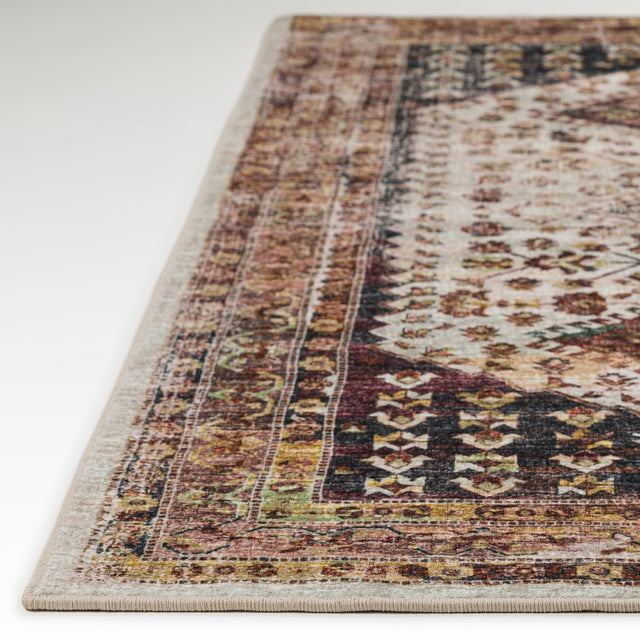 Dalyn Jericho JC9 Putty Rug finished edge detail