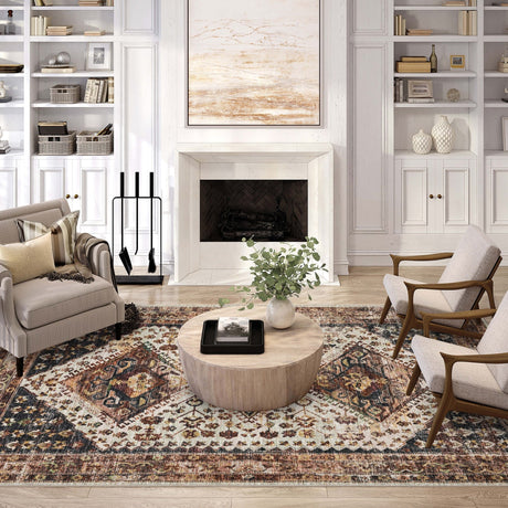 Dalyn Jericho JC9 Putty Rug shown in a room