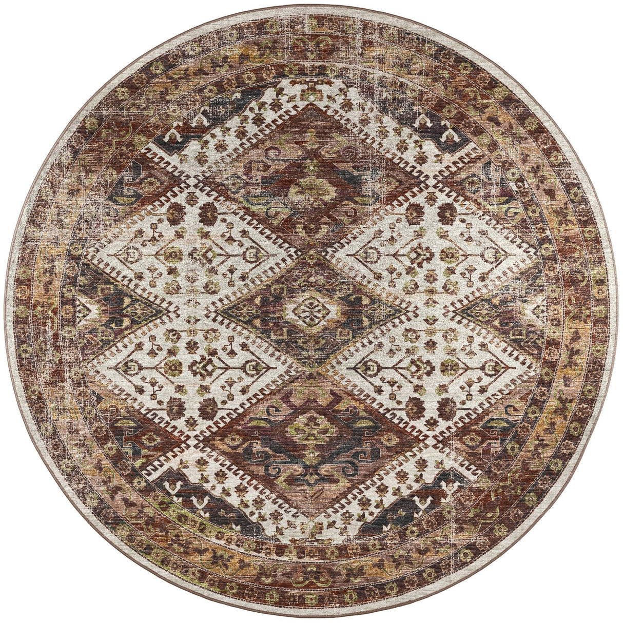 Dalyn Jericho JC9 Putty Rug round rug