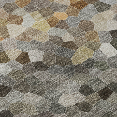 Dalyn Kaleidoscope KL1 Transitional Machine Made Pewter Rug
