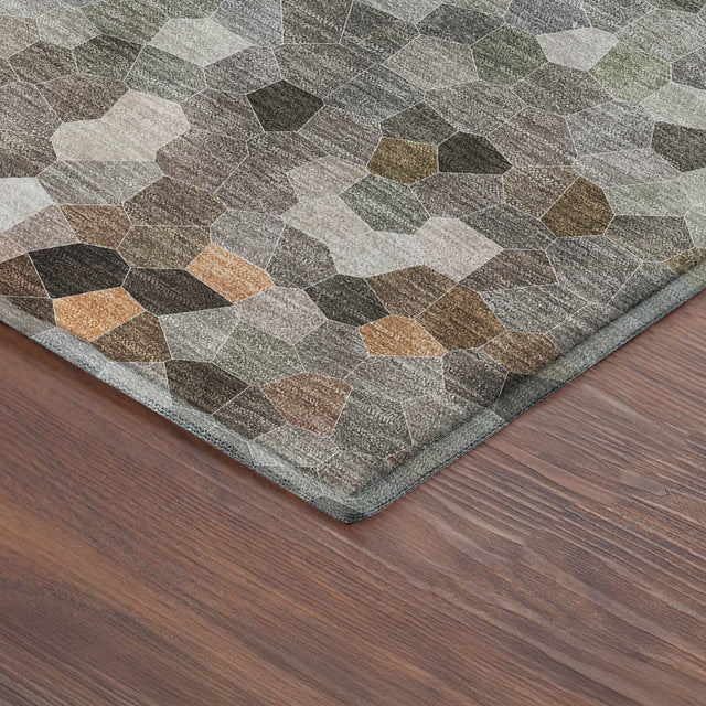 Dalyn Kaleidoscope KL1 Transitional Machine Made Pewter Rug