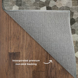 Dalyn Kaleidoscope KL1 Transitional Machine Made Pewter Rug