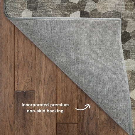 Dalyn Kaleidoscope KL1 Transitional Machine Made Pewter Rug