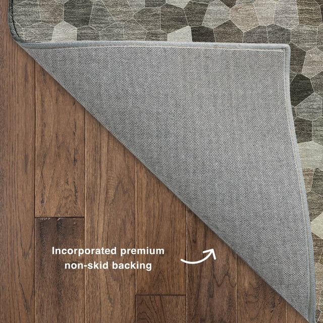 Dalyn Kaleidoscope KL1 Transitional Machine Made Pewter Rug