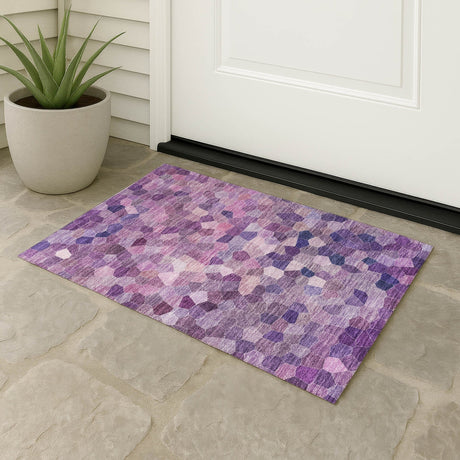Dalyn Kaleidoscope KL1 Transitional Machine Made Plum Rug