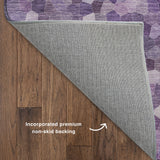 Dalyn Kaleidoscope KL1 Transitional Machine Made Plum Rug