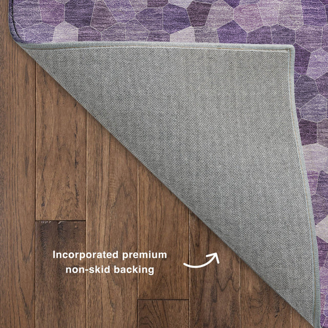 Dalyn Kaleidoscope KL1 Transitional Machine Made Plum Rug