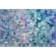 Dalyn Kaleidoscope KL1 Transitional Machine Made Turquoise Rug