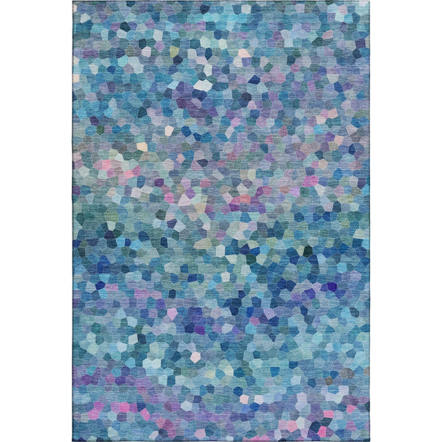 Dalyn Kaleidoscope KL1 Transitional Machine Made Turquoise Rug