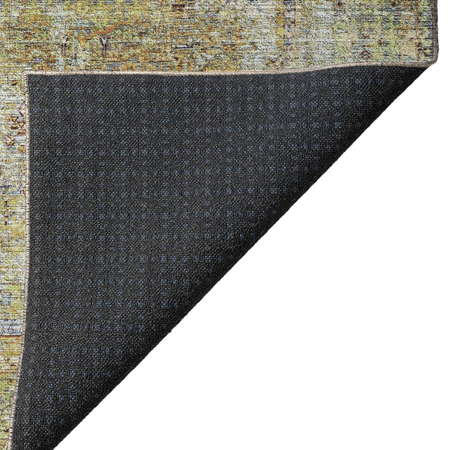 Dalyn Karaj KJ1 Aloe Rug backing detail
