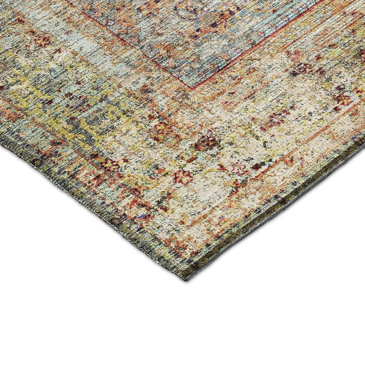 Dalyn Karaj KJ1 Coral Rug corner detail