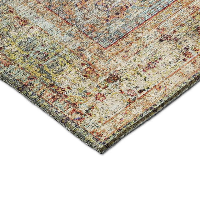 Dalyn Karaj KJ1 Coral Rug corner detail