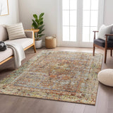 Dalyn Karaj KJ1 Coral Rug shown in a room