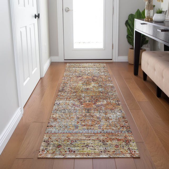 Dalyn Karaj KJ1 Coral Rug shown in a room