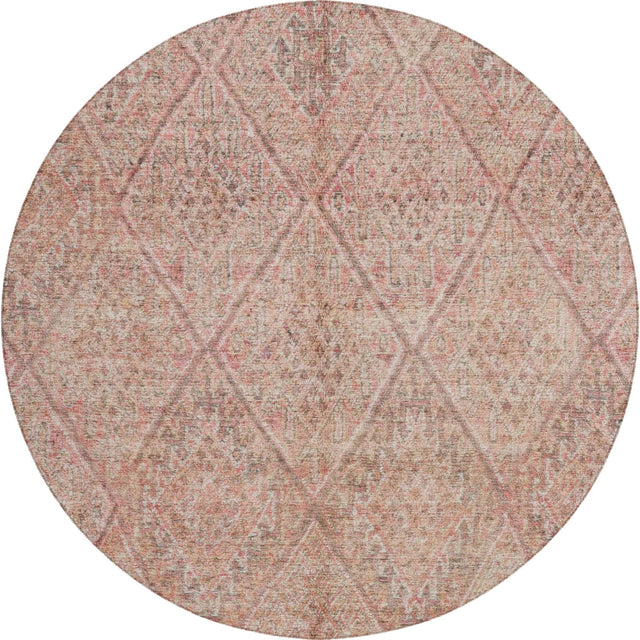 Dalyn Karaj KJ10 Pink Rug round rug