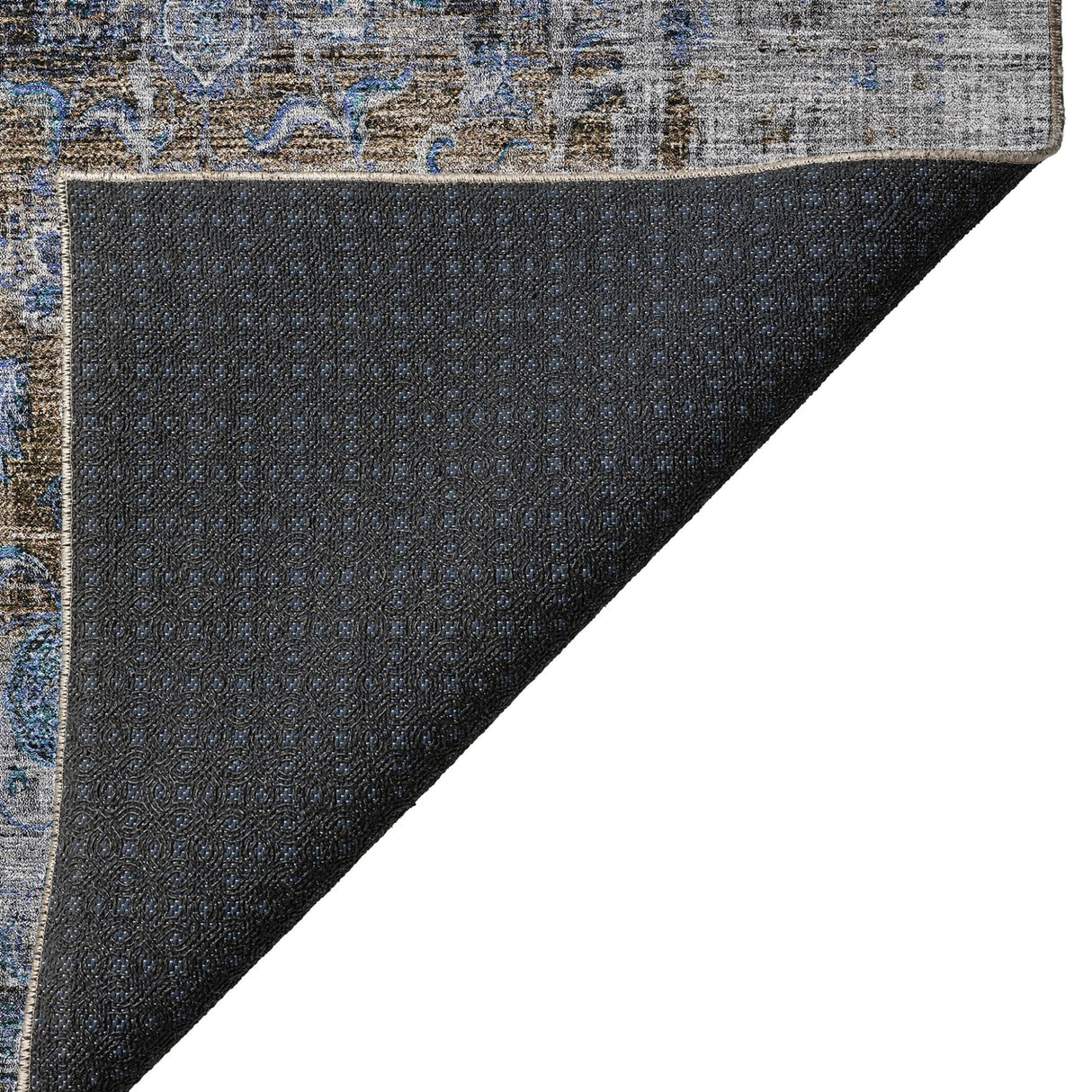 Dalyn Karaj KJ2 Blue Rug backing detail
