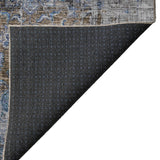 Dalyn Karaj KJ2 Blue Rug backing detail