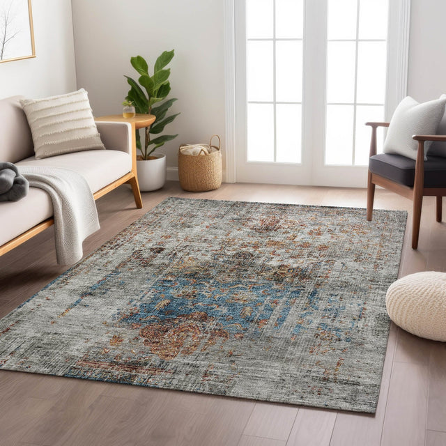Dalyn Karaj KJ2 Copper Rug shown in a room